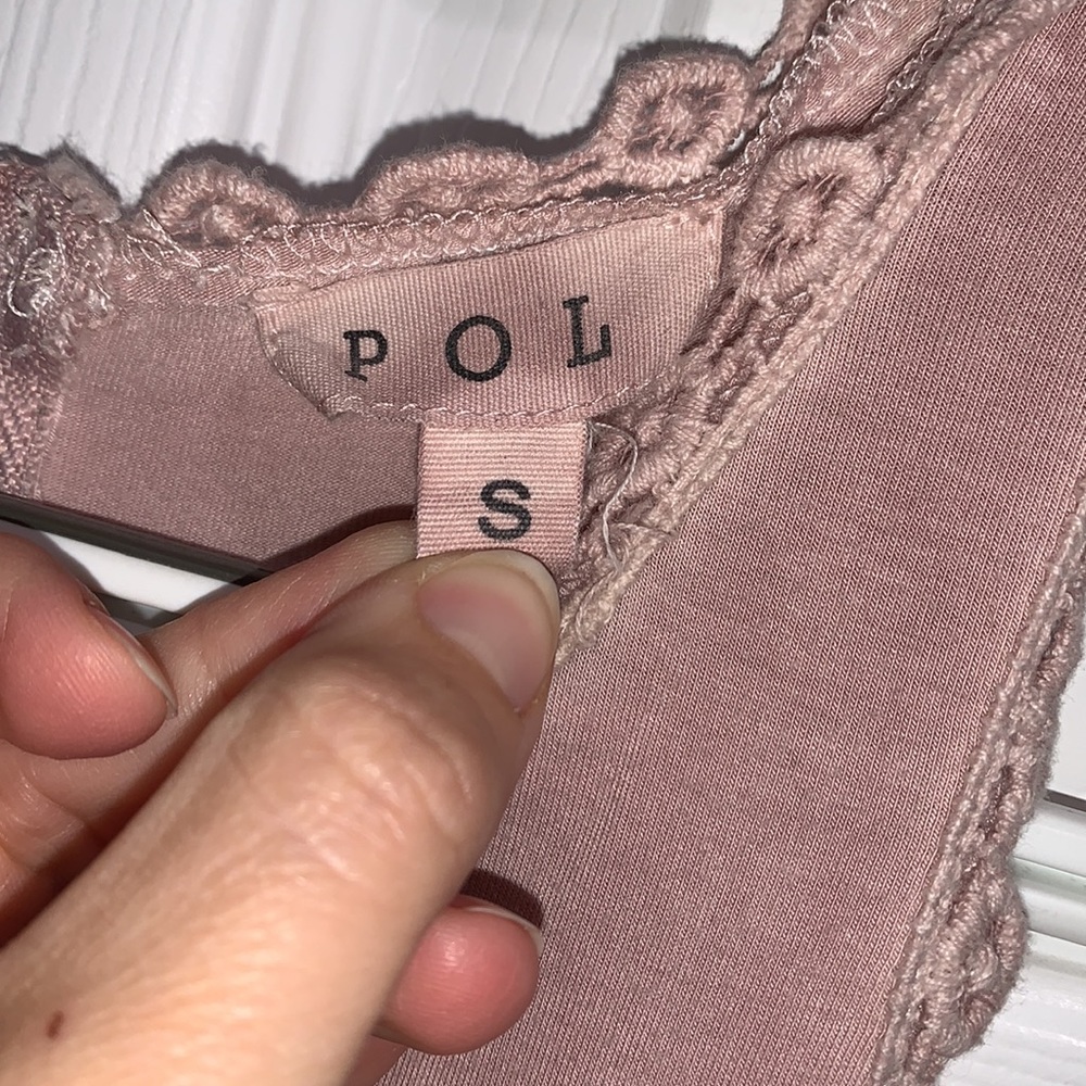 POL Boutique Racerback Tank Rose Pink S - Picture 3 of 3